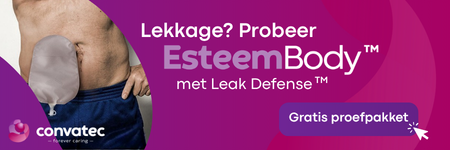 Advertentie Convatec - Lekkage? Probeer EsteemBody met Leak Defense