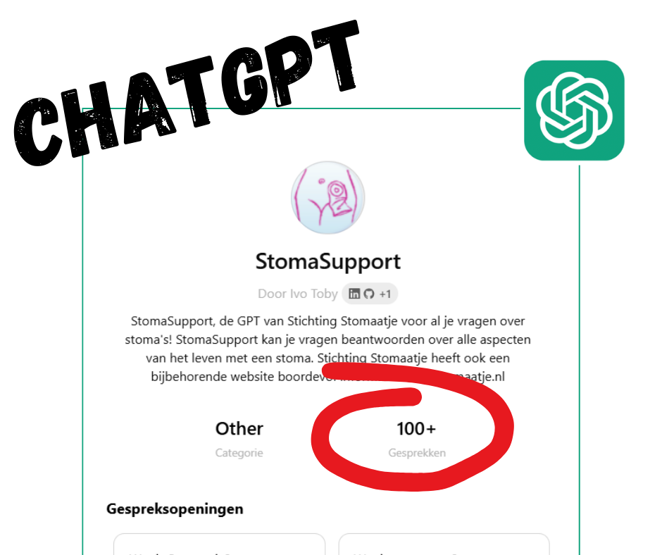 Stomaatje ChatGPT: '𝐒𝐭𝐨𝐦𝐚𝐒𝐮𝐩𝐩𝐨𝐫𝐭'
