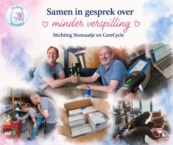 Stichting Stomaatje en CareCycle in gesprek over verspilling van stomamateriaal